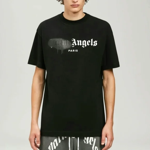 Palm Angels | Paris Sprayed Logo Tee - Picture 2 of 6